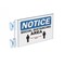 Azar Displays Two-Sided Acrylic Sign Holder W/ Suction Cup Grippers 8.5"X5.5", PK10 106686 - alternate 3